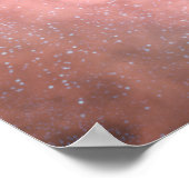 Concept van wat een stoffig en helder sterrenstels poster (Hoek)