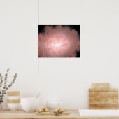 Concept van wat een stoffig en helder sterrenstels poster (Keuken)