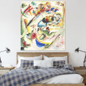 Concept voor ‘Dromerige Improvisatie’ Canvas Afdruk (Insitu (Slaapkamer))