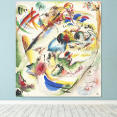 Concept voor ‘Dromerige Improvisatie’ Canvas Afdruk (Insitu (Houten vloer))