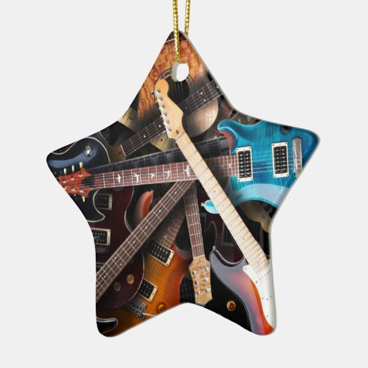 Concept voor elektrische gitaren keramisch ornament (Links)