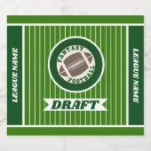Concept voor Fantasy Football Bier Etiket (Enkel label)