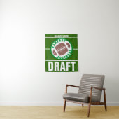 Concept voor Fantasy Football Wandkleed (In situ)