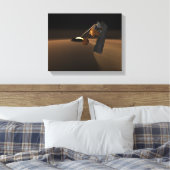 Concept voor Mars-bioscoop voor vulkanische emissi Canvas Afdruk (Insitu (Slaapkamer))