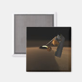 Concept voor Mars-bioscoop voor vulkanische emissi Magneet (Voorkant / Achterkant)