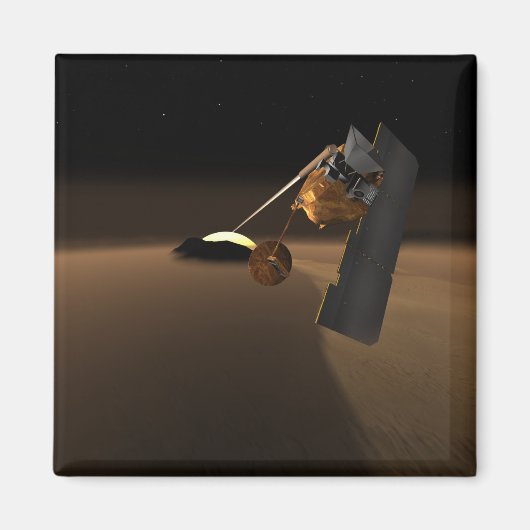 Concept voor Mars-bioscoop voor vulkanische emissi Magneet (Voorkant)