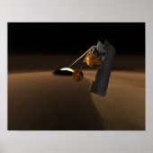 Concept voor Mars-bioscoop voor vulkanische emissi Poster (Voorkant)
