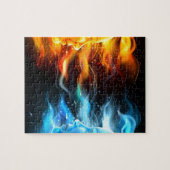 Concept voor opposietvlakken legpuzzel (Horizontaal)