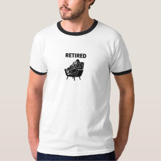 Concept voor pensioen van leidinggevenden t-shirt