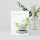 concept voor vrede briefkaart (Staand voorkant)