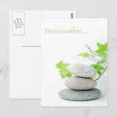 concept voor vrede briefkaart (Voorkant / Achterkant)