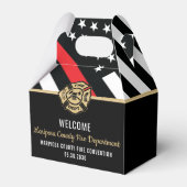 Conceptgebeurtenis brandweerdienst bedankdoosjes (Achterkant)