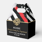 Conceptgebeurtenis brandweerdienst bedankdoosjes (Voorkant Zijde)