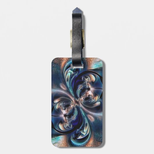 Conceptie  bagagelabel (Achterkant verticaal)