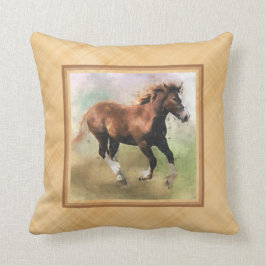 Conceptkussen voor paardenfokkussen kussen