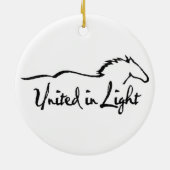 conceptpaarden keramisch ornament (Achterkant)