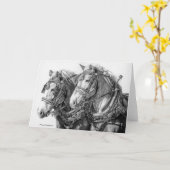 Conceptpaarden Wenskaart tekenen Kaart (Gele Bloem)