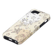 Conceptpatroon tattoo Case-Mate iPhone case (Onderkant)