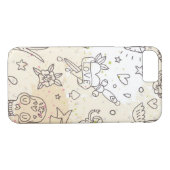 Conceptpatroon tattoo Case-Mate iPhone case (Achterkant (Horizontaal))