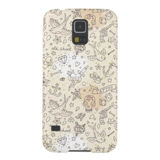 Conceptpatroon tattoo Case-Mate samsung galaxy hoesje (Achterkant)