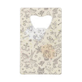 Conceptpatroon tattoo creditkaart flessenopener (Achterkant)