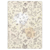 Conceptpatroon tattoo klembord (Achterkant)