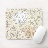 Conceptpatroon tattoo muismat (Met muis)