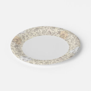 Conceptpatroon tattoo papieren bordje