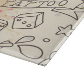 Conceptpatroon tattoo snijplank (Hoek)