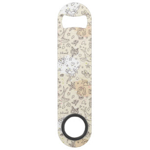 Conceptpatroon tattoo speed flessenopener