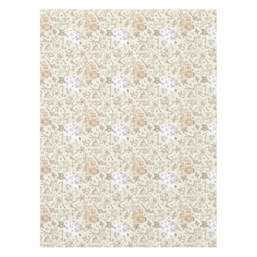 Conceptpatroon tattoo tafelkleed (Voorkant)