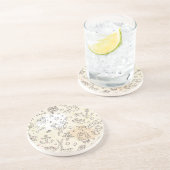 Conceptpatroon tattoo zandsteen onderzetter (Zijkant)