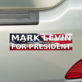 Conceptteken Levin voor President Bumpersticker (Op auto)