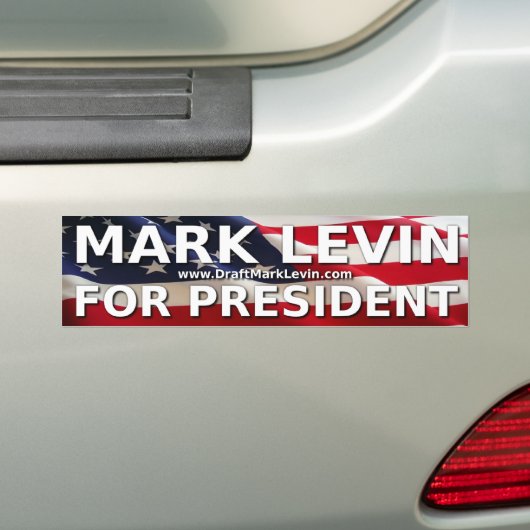 Conceptteken Levin voor President Bumpersticker (Op auto)