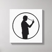 Concepttekening voor mobiele telefonie canvas afdruk (Voorkant)