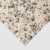 Conceptual Abstract Art: Rorschach Field Ink Blot Tissuepapier (Detail)