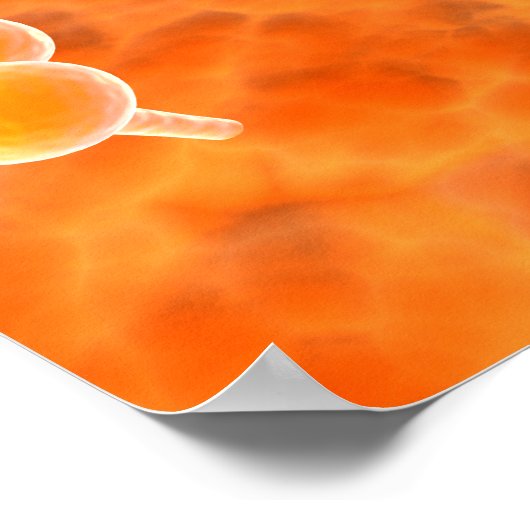 Conceptual Image Of Influenza Causing Flu 1 Poster (Hoek)