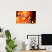 Conceptual Image Of Influenza Causing Flu 1 Poster (Thuiskantoor)