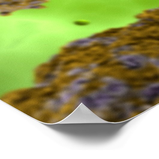 Conceptueel Afbeelding coxsackievirus 2 Poster (Hoek)