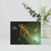 Conceptueel Afbeelding Salmonella typhi 2 Briefkaart (Staand voorkant)