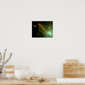 Conceptueel Afbeelding Salmonella typhi 2 Poster (Keuken)