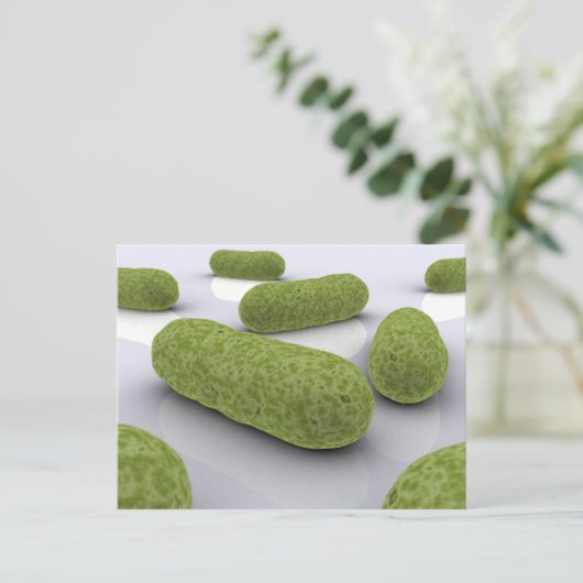 Conceptueel Afbeelding van bacteriën 1 Briefkaart (Staand voorkant)