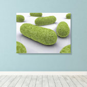 Conceptueel Afbeelding van bacteriën 1 Canvas Afdruk (Insitu (Houten vloer))