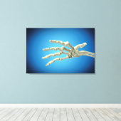 Conceptueel Afbeelding van Botten in de hand 1 Canvas Afdruk (Insitu (Houten vloer))