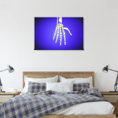 Conceptueel Afbeelding van Botten in de hand 2 Canvas Afdruk (Insitu (Slaapkamer))