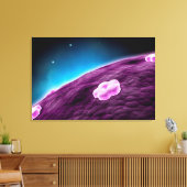 Conceptueel Afbeelding van celkern Canvas Afdruk (Insitu (Woonkamer))