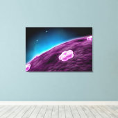 Conceptueel Afbeelding van celkern Canvas Afdruk (Insitu (Houten vloer))