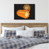 Conceptueel Afbeelding van centriolen 1 Canvas Afdruk (Insitu (Slaapkamer))