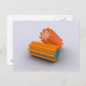 Conceptueel Afbeelding van centriolen 2 Briefkaart (Voorkant / Achterkant)