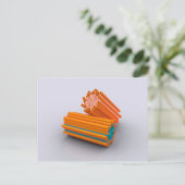 Conceptueel Afbeelding van centriolen 2 Briefkaart (Staand voorkant)